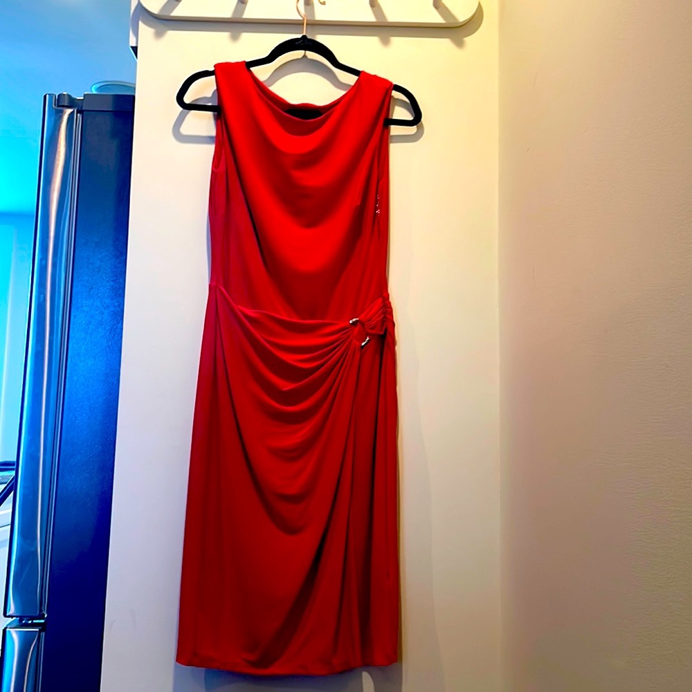 Red Ralph Lauren Dress (Business Formal, business casual, workwear)